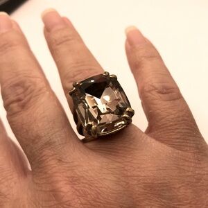 Elegant Antique Gold-Toned Statement Ring